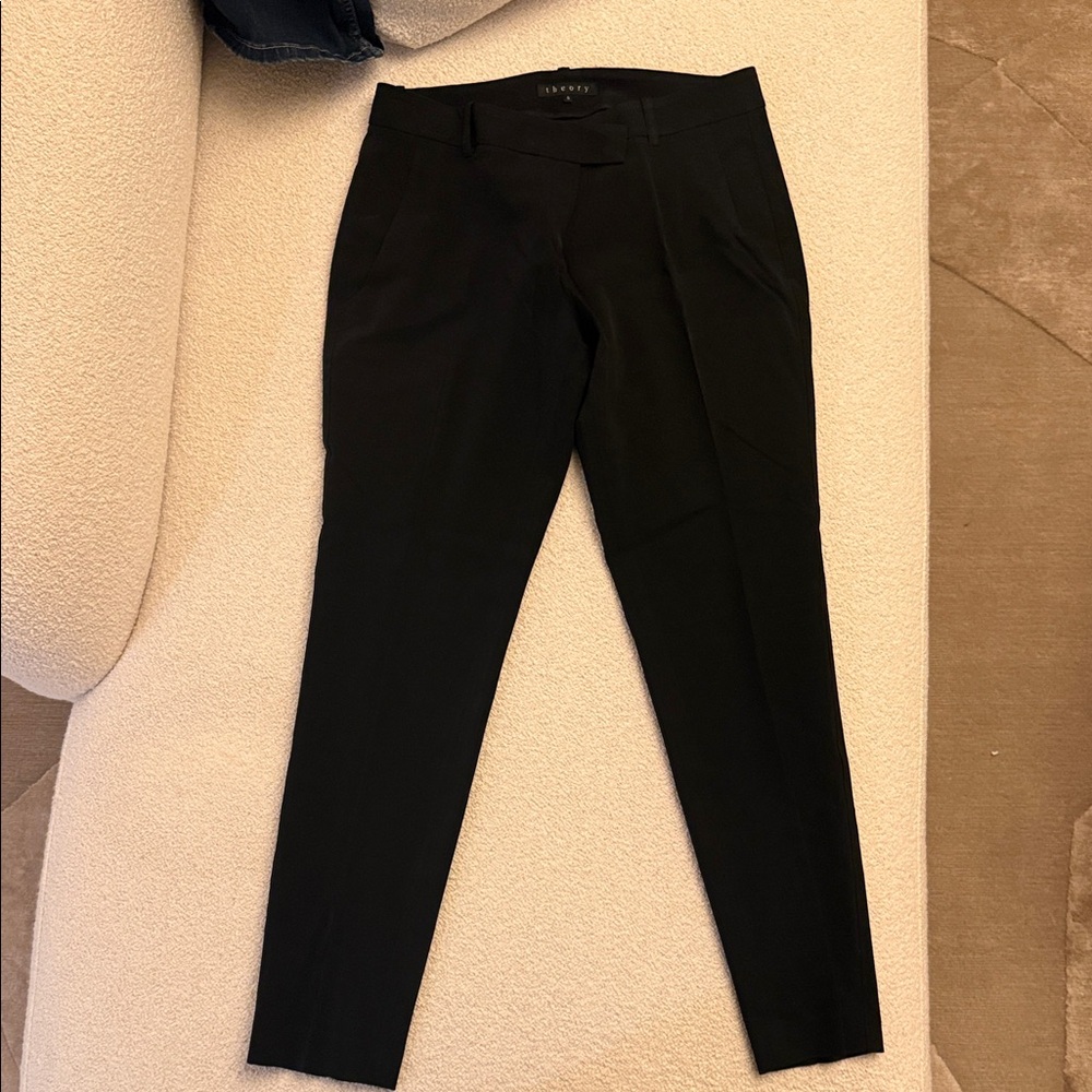 Theory Women's Black Suiting Trousers